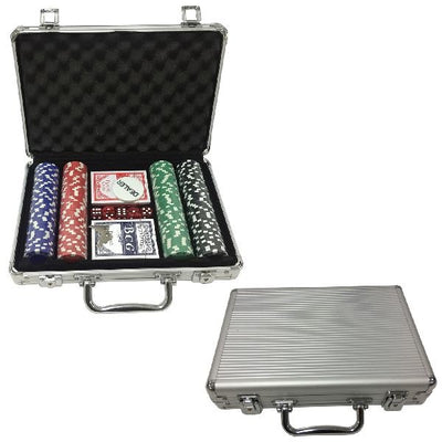 Clown games poker set in aluminium koffer