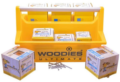 Woodies draagkist met woodies® ultimate verzinkte schroeven | indoor | 1400 stuks - 61999027