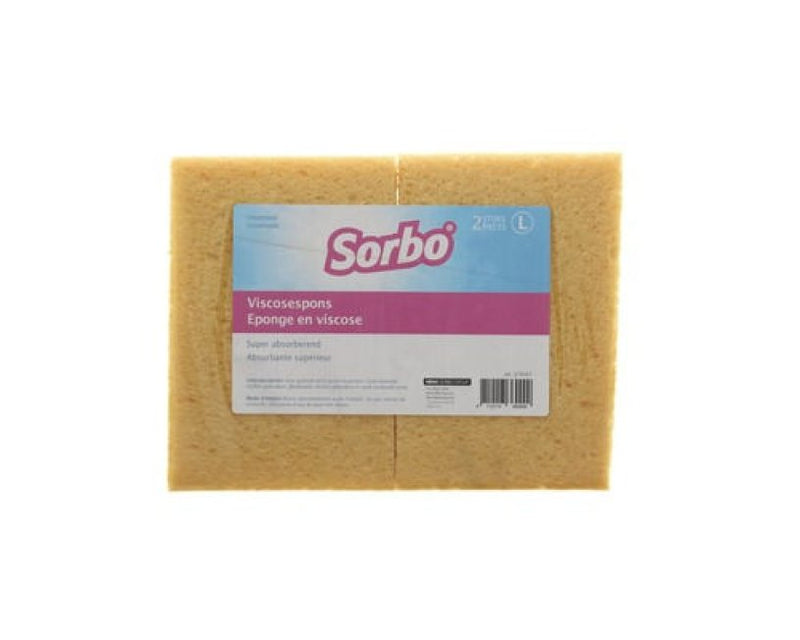 Sorbo spons viscose large duo-pack