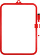Kangaro whiteboard set - 18,5x26cm - met marker + wisser
