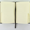 Kangaro k-5105 alfabetboek a5 a-z linnen hard cover zwart, 208 pagina's, leeslint, elastiek