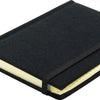 Kangaro k-5106 alfabetboek a6 a-z linnen hard cover zwart, 208 pagina's, leeslint, elastiek