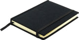Kangaro k-5106 alfabetboek a6 a-z linnen hard cover zwart, 208 pagina's, leeslint, elastiek - afbeelding 1