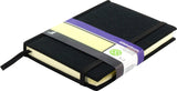 Kangaro k-5106 alfabetboek a6 a-z linnen hard cover zwart, 208 pagina's, leeslint, elastiek - afbeelding 2