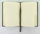 Kangaro k-5106 alfabetboek a6 a-z linnen hard cover zwart, 208 pagina's, leeslint, elastiek - afbeelding 3