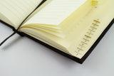 Kangaro k-5106 alfabetboek a6 a-z linnen hard cover zwart, 208 pagina's, leeslint, elastiek - afbeelding 4