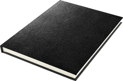 Kangaro k-5320 schetsboek a5 creme 120gr blanco papier, 140 blz hard cover zwart