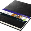 Kangaro k-5320 schetsboek a5 creme 120gr blanco papier, 140 blz hard cover zwart