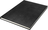 Kangaro schetsboek a4 - zwart - hardcover - 140 blanco pagina's - 120 grams papier - schetsblok - afbeelding 1
