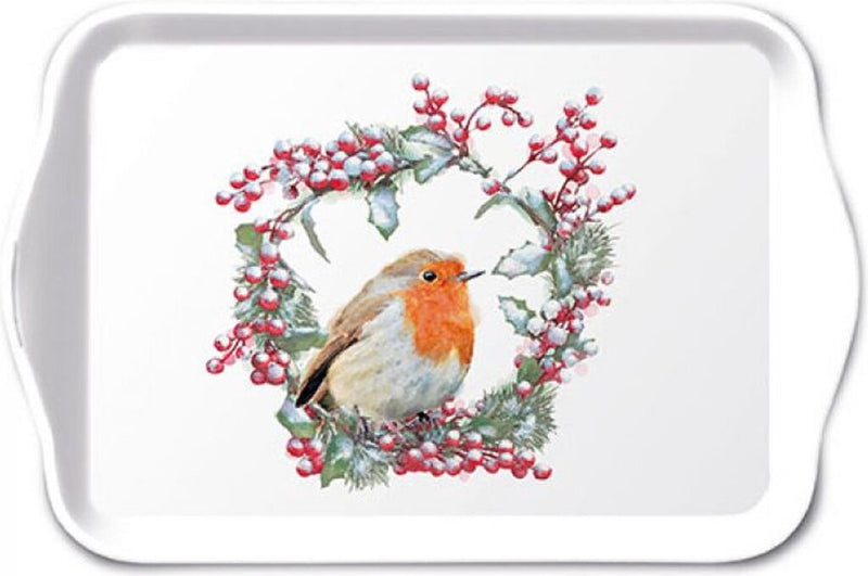 Ambiente dienblad robin in wreath