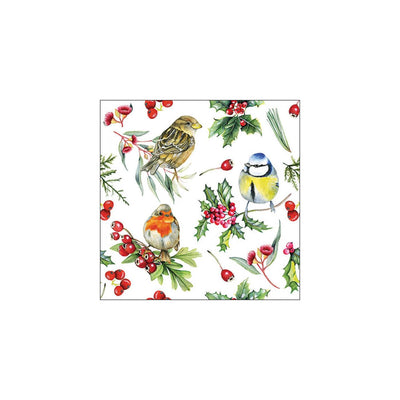 Ambiente servetten 33cm birds in winter