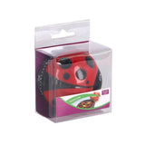 Patisse kookwekker lieveheersbeestje 6 cm zwart rood - afbeelding 1