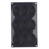 Patisse madeleinevorm 9 vaks 29x17 cm zwart siliconen