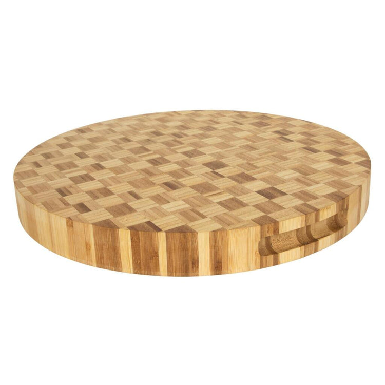 Diversen bamboe snijplank blokjes patroon 38x4 cm
