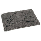 DOG GONE SMART DOG GONE SMART Droogloopmat voor katten 60x40 cm grijs - afbeelding 1