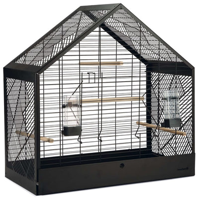 Beeztees Beeztees Vogelkooi Yara 71x35x70 cm metaal zwart