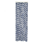 Travellife Travellife Vliegengordijn Chenille Stripe 185x56 cm blauw en wit - afbeelding 1