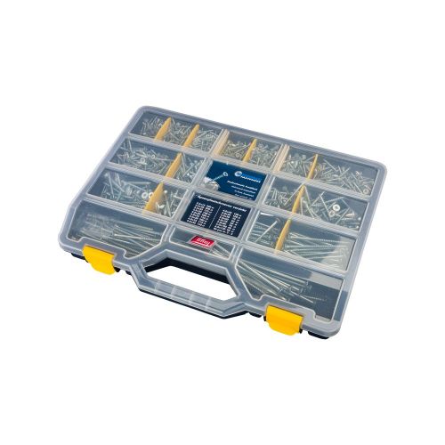 Proftec assortimentskoffer groot spaanplaatschroeven vz pk +snijpunt torx tx20 (+bit) - 8900.01.00110