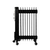 Inventum ko931b oliegevulde radiator 2000w zwart zilver