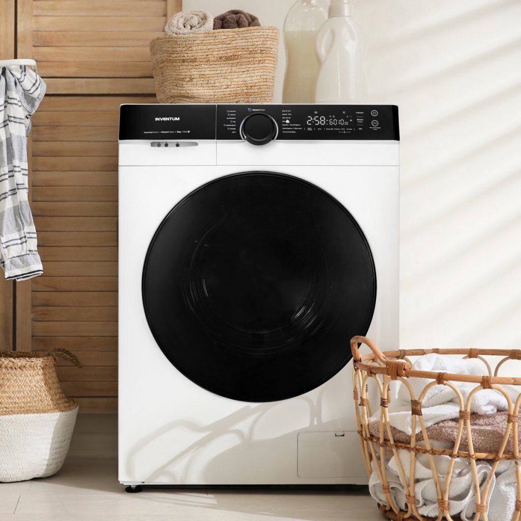 Inventum vwm9010w wasmachine 9 kg wit zwart