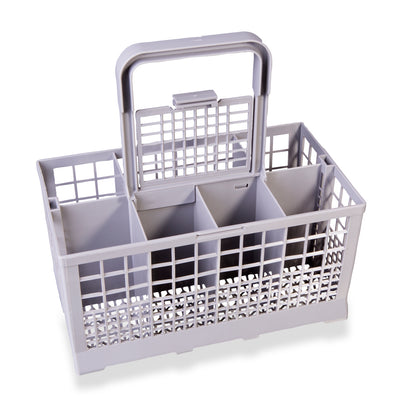 Scanpart bestekmand voor vaatwasser 24x13.5 cm 8-delig grijs