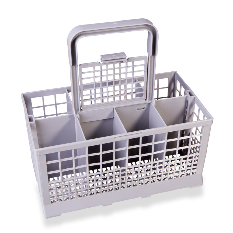 Scanpart bestekmand voor vaatwasser 24x13.5 cm 8-delig grijs