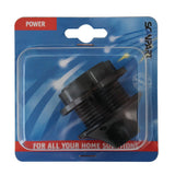 Scanpart lampfitting e27 zwart met ring - afbeelding 1