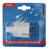 Scanpart stekker met ra, pvc wit - afbeelding 1
