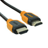 Scanpart hdmi kabel 3 m oranje zwart - afbeelding 1