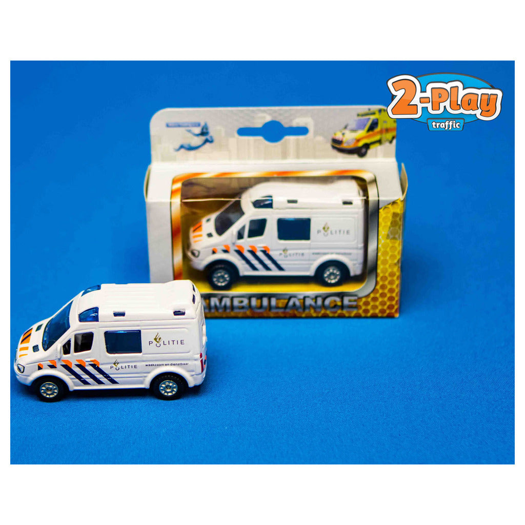 Kids Globe Die-cast Politieauto NL, 8cm