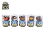 Toys amsterdam grasvriendjes varken junior 12,5 cm vilt bruin - afbeelding 1