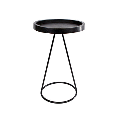 Van manen tafel marcel zwart hout 25x25x38cm