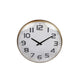 Overige merken wandklok dresden 43x6.5x43 cm messing metaal
