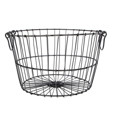 Diversen mand jill grijs metaal rond 28x28x18cm