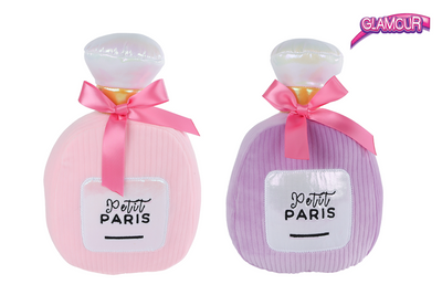 Glamour parfum fles knuffel, 22cm