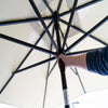 Madison parasol moraira 230x230 cm taupe