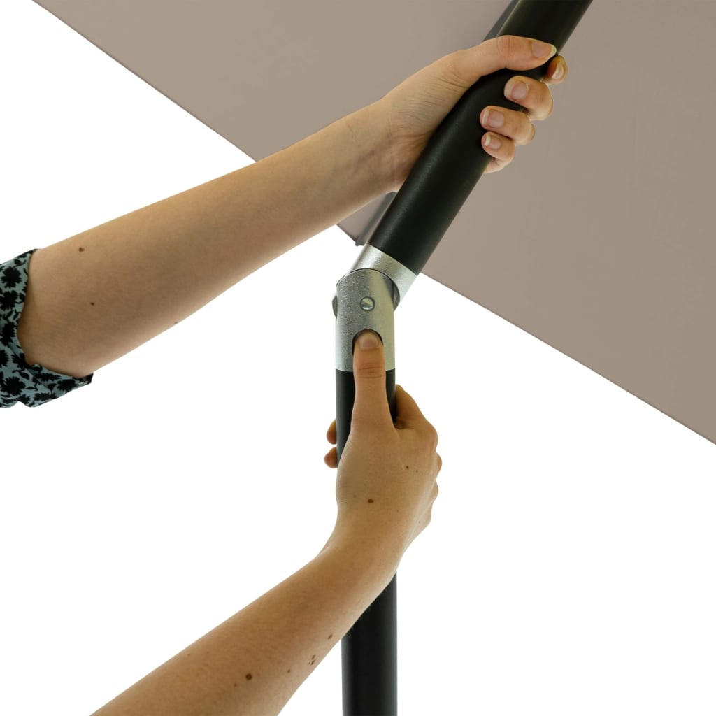 Madison parasol moraira 230x230 cm taupe
