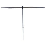 Madison balkonparasol sun wave 270x150 cm lichtgrijs - afbeelding 2