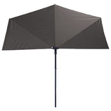 Madison balkonparasol sun wave 270x150 cm lichtgrijs - afbeelding 3