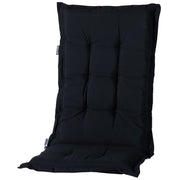 Madison stoelkussen met hoge rug panama 123x50 cm zwart - afbeelding 3