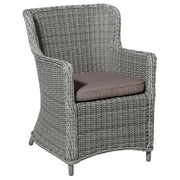 Madison Zitkussen voor wicker tuinstoel Panama 48x48 cm taupe - afbeelding 2
