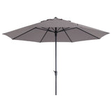 Madison parasol timor luxe 400 cm pac8p015 taupe - afbeelding 1