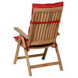 Madison stoelkussen met hoge rug panama 123x50 cm steenrood - afbeelding 3