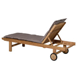 Madison ligbedkussen basic 200x60 cm taupe - afbeelding 3