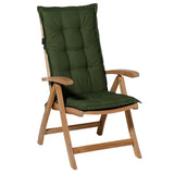 Madison stoelkussen met hoge rug panama 123x50 cm groen - afbeelding 1