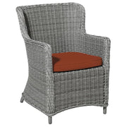 Madison Zitkussen voor wicker tuinstoel Panama 48x48 cm terracotta - afbeelding 2