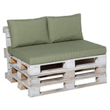 Madison palletkussenset panama saliegroen - afbeelding 2