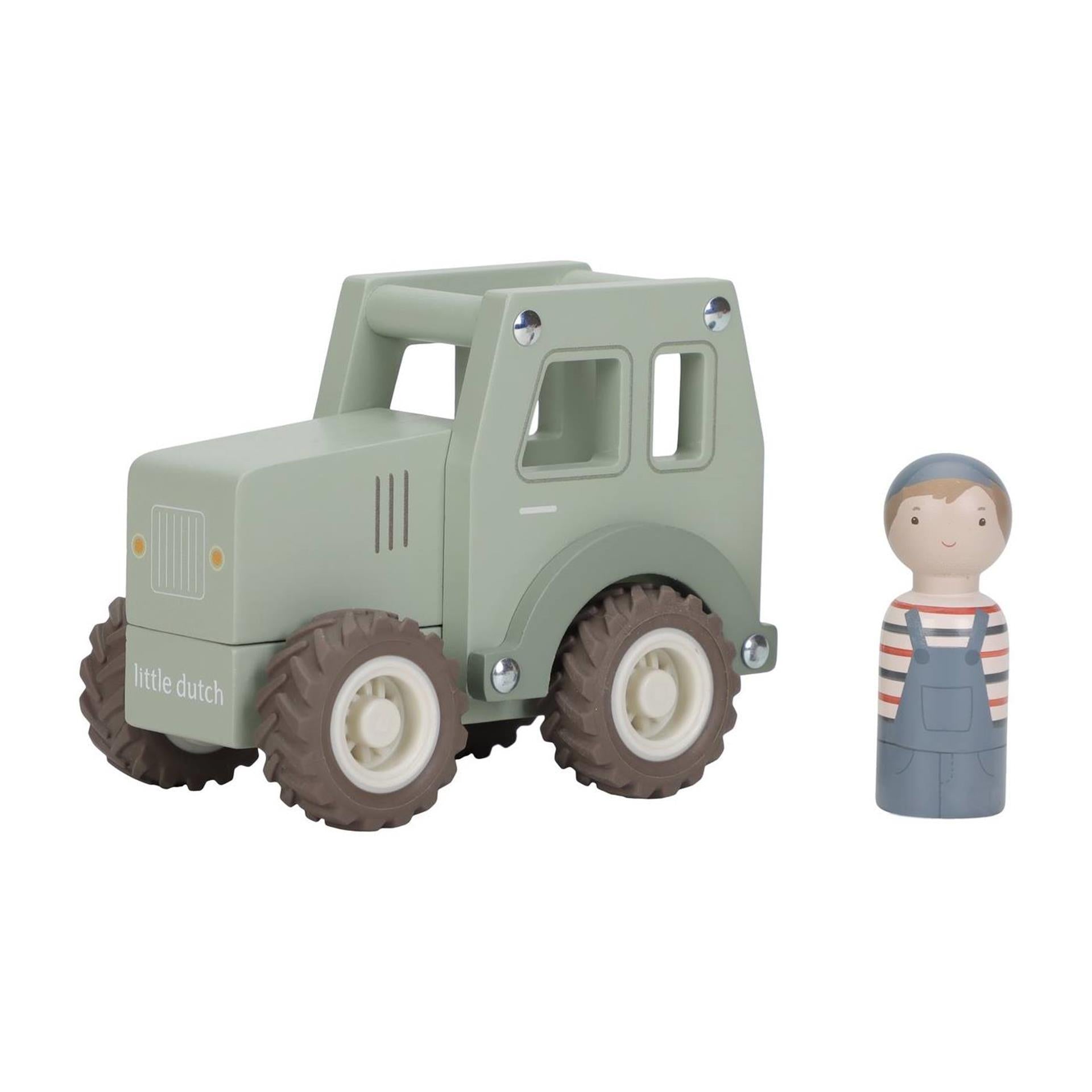 Little dutch houten tractor fsc