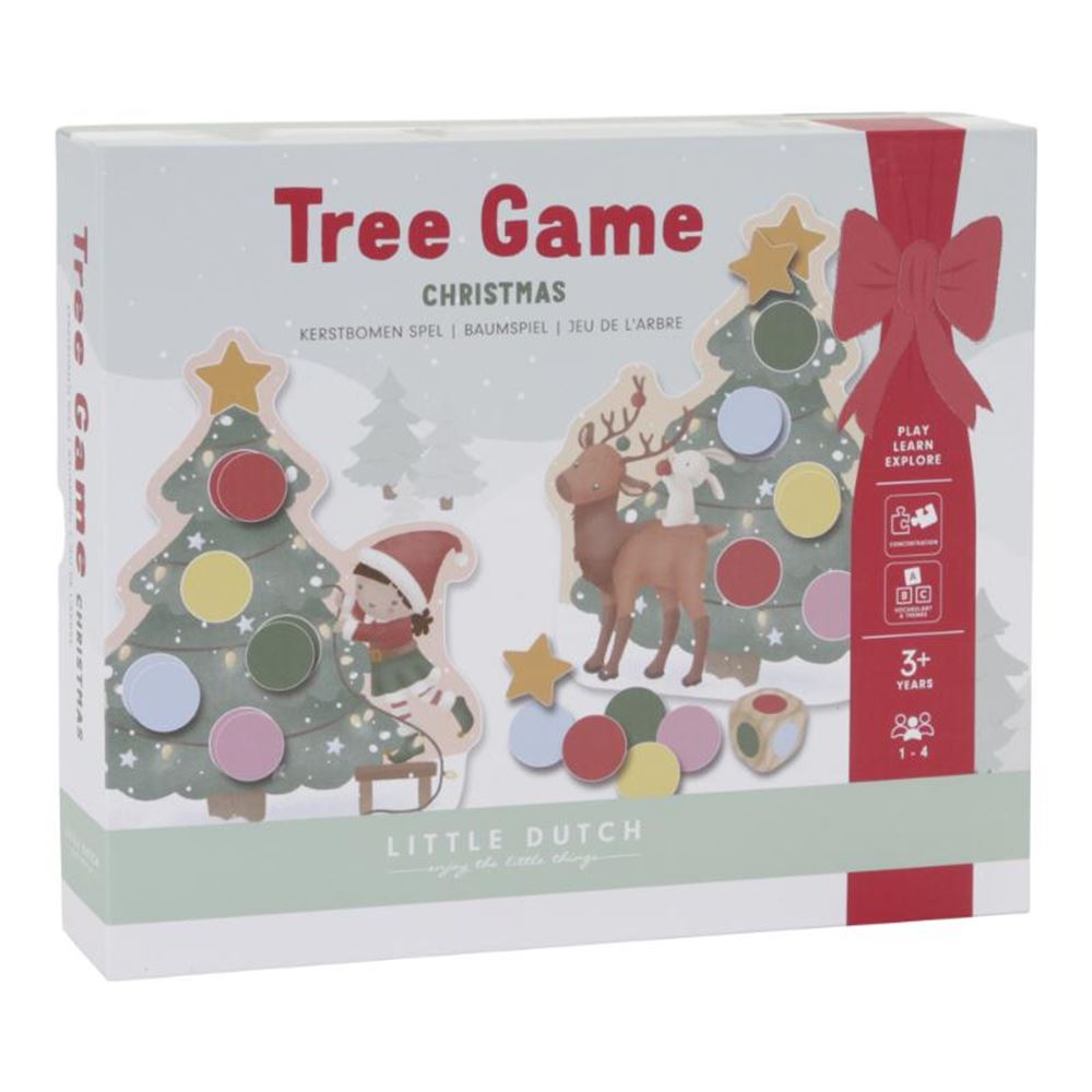 Little dutch - kerstbomen-spel 3+