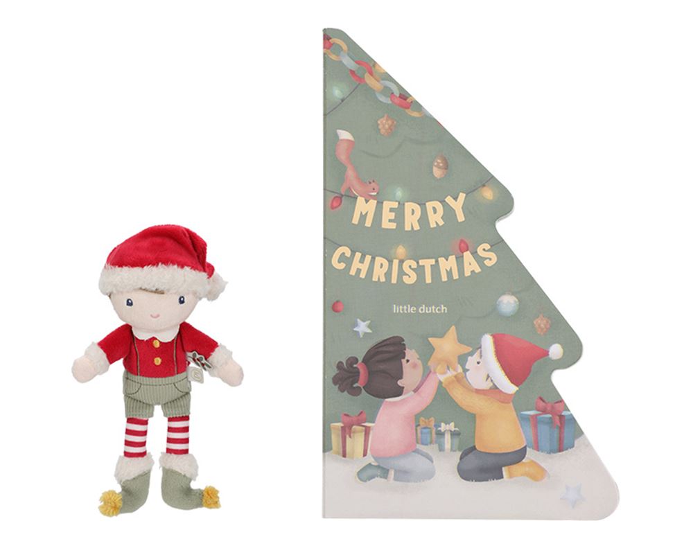 Little dutch - cadeauset kerst. boek+knu
